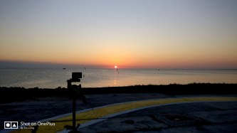 Sunset from the helipad