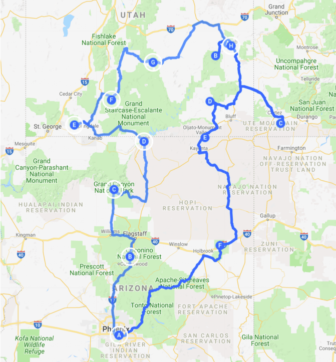 december road trip